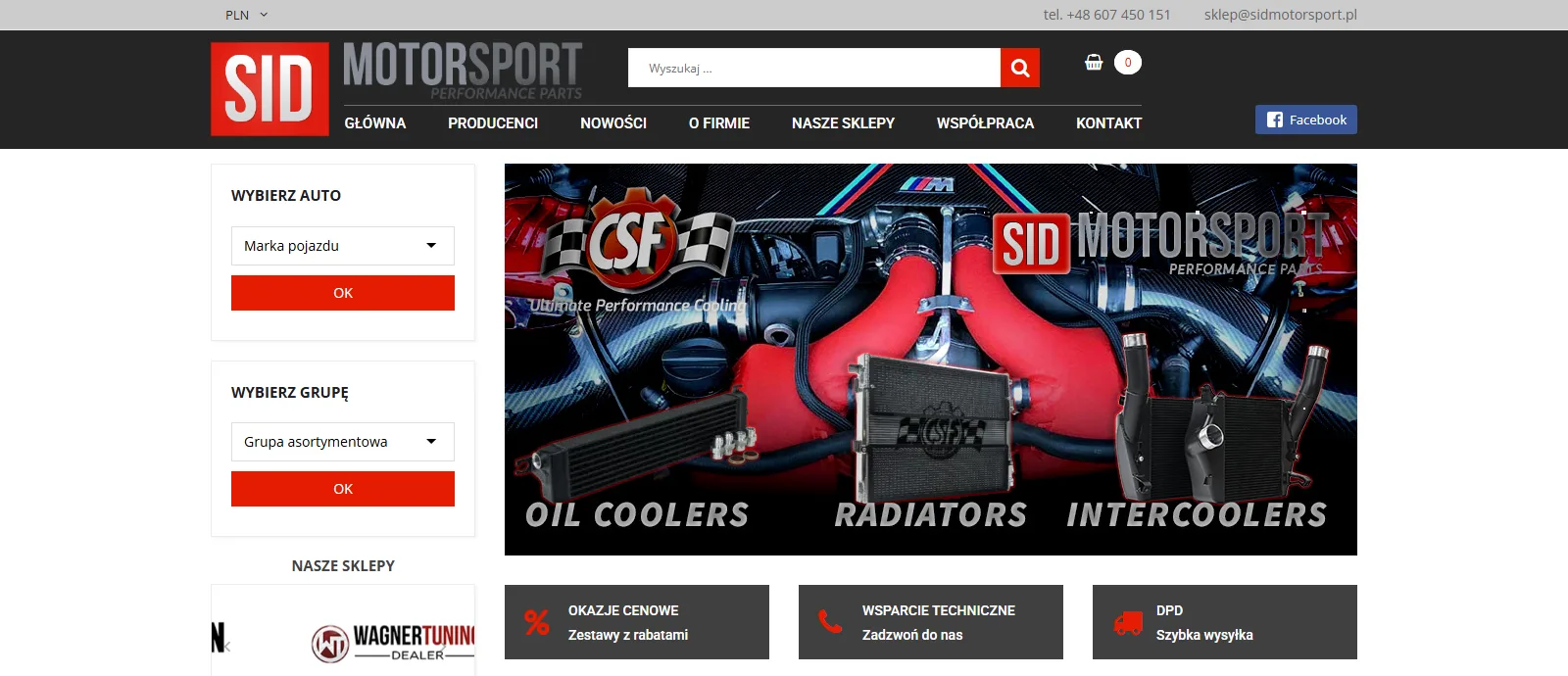 SID Motorsport — sklep z częściami performance
