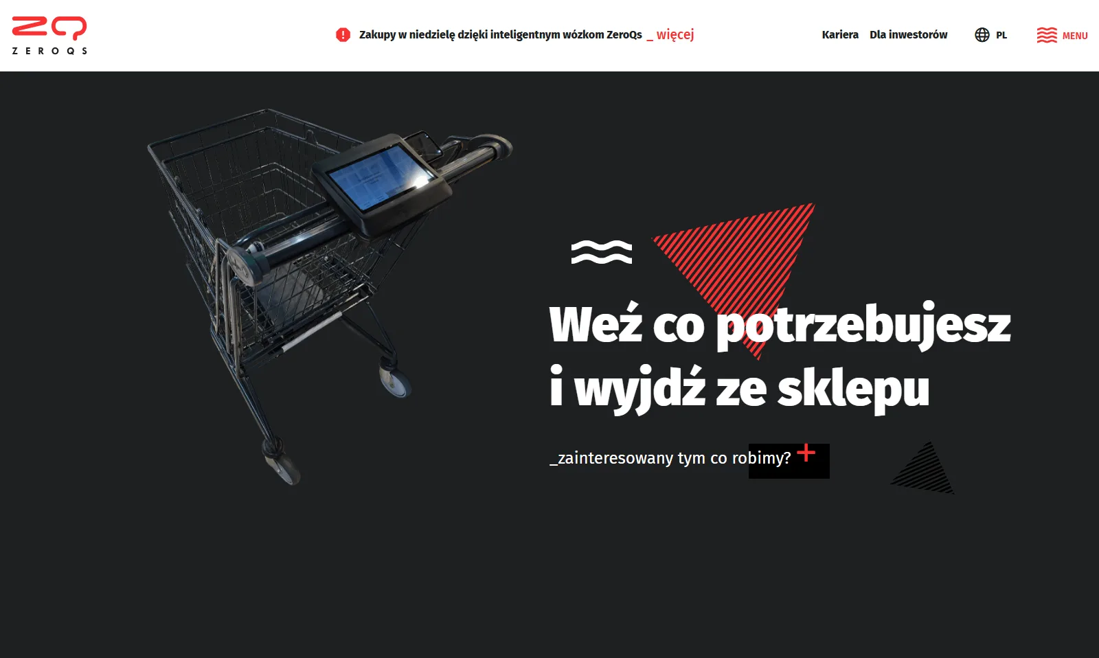 ZeroQs — inteligentne wózki sklepowe z samoobsługową kasą